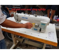 Máy may công nghiệp điện tử JAKTEC sử dụng hộp Qixing. 