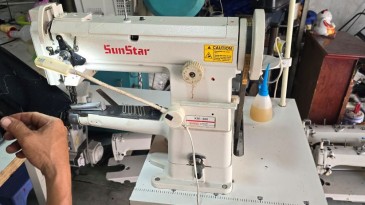 Cần thanh lý 01 máy viền Sunstar 380 chính hãng qua sử dụng giá rẻ Tháng 4 năm 2025