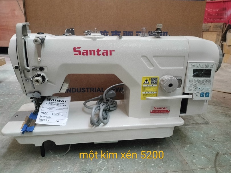 Máy may 1 kim điện tử xén Santa ST 5200-D3